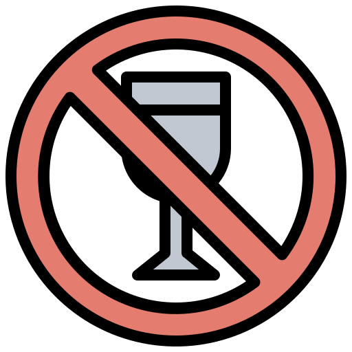 No drink Surang Lineal Color icon