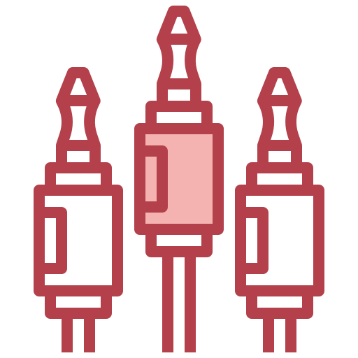 Jack connector Surang Red icon