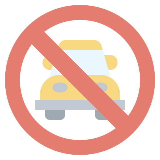 No car Surang Flat icon