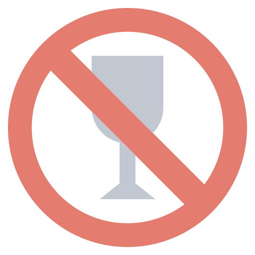 Нет пить Surang Flat иконка