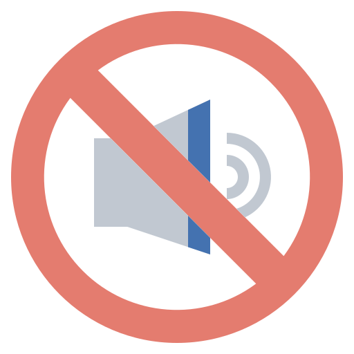 No sound Surang Flat icon