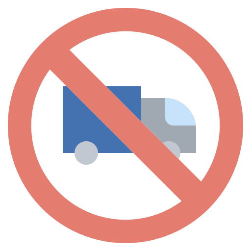 Грузовикам въезд запрещен Surang Flat иконка