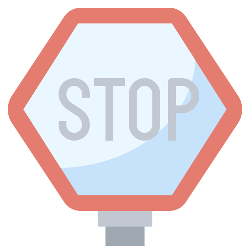 stoppschild Surang Flat icon