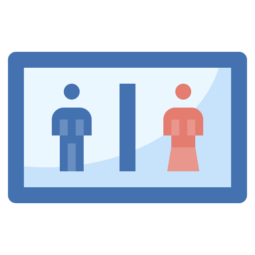 トイレの標識 Surang Flat icon