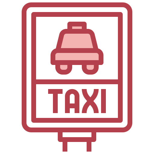 signal de taxi Surang Red Icône
