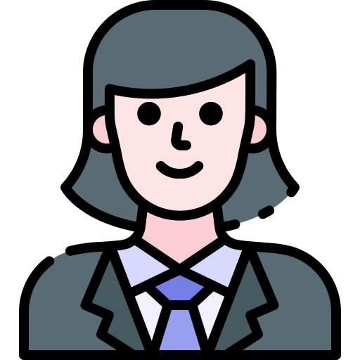 Businesswoman Good Ware Lineal Color icon