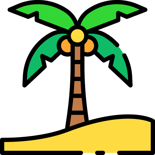 drzewo palmowe Good Ware Lineal Color ikona