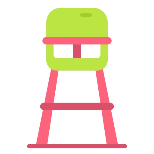 silla de alimentación Good Ware Flat icono