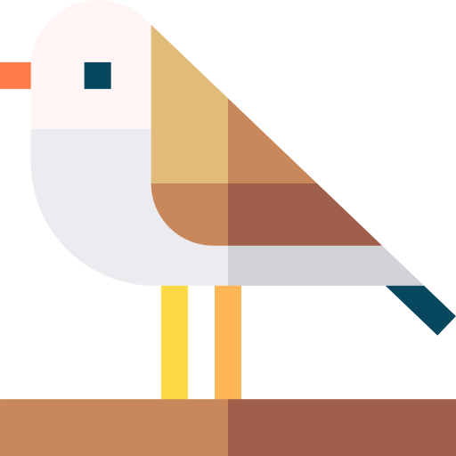 Sparrow Basic Straight Flat icon