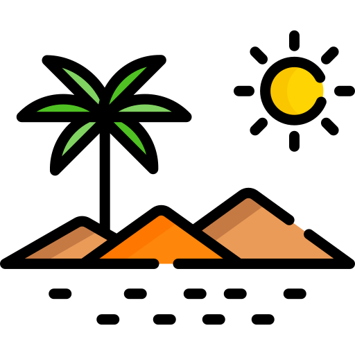 Desert Special Lineal color icon