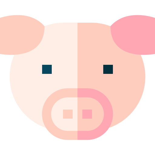 porc Basic Straight Flat Icône