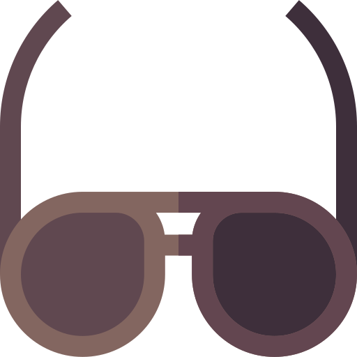 oculos escuros Basic Straight Flat Ícone