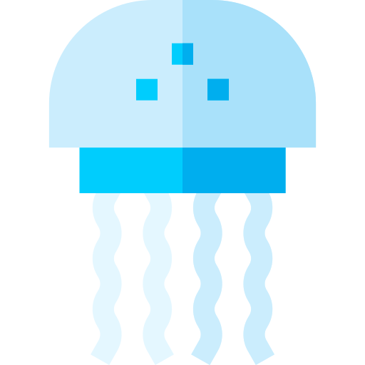 クラゲ Basic Straight Flat icon
