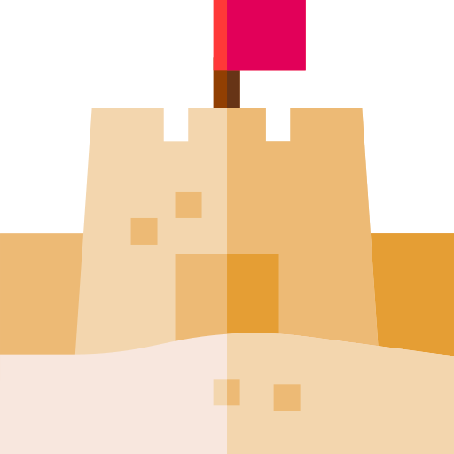 砂のお城 Basic Straight Flat icon