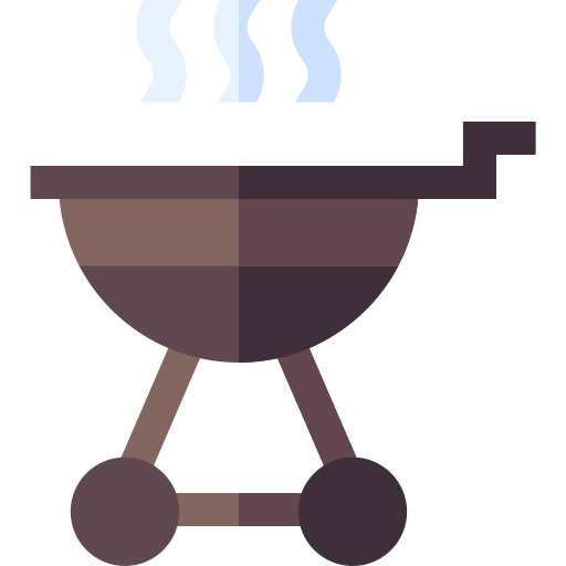 Barbecue Basic Straight Flat icon