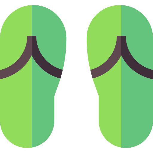 sandalias Basic Straight Flat icono