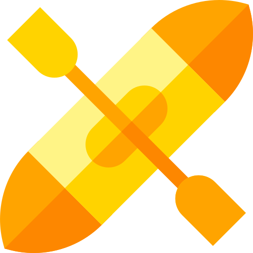 Kayak Basic Straight Flat icon