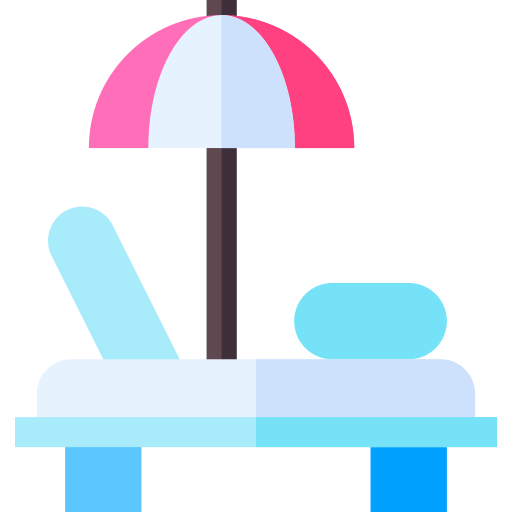 해변 의자 Basic Straight Flat icon
