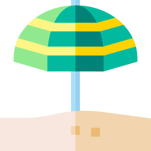 зонт от солнца Basic Straight Flat иконка