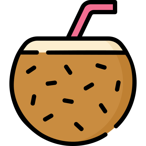 Coconut drink Special Lineal color icon