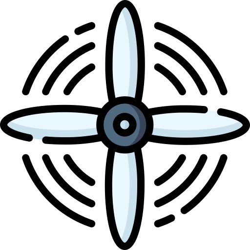 schip propeller Special Lineal color icoon