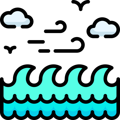 Waves Special Lineal color icon