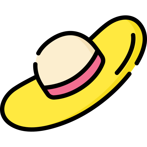 sombrero pamela Special Lineal color icono