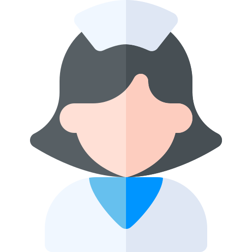 enfermero Basic Rounded Flat icono