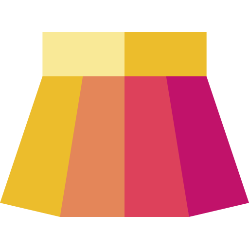 minifalda Basic Straight Flat icono
