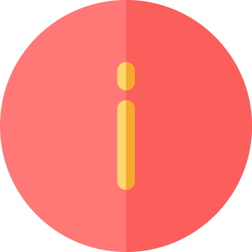 info Basic Rounded Flat icoon