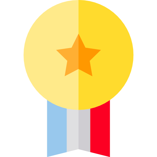 Medal Basic Straight Flat icon