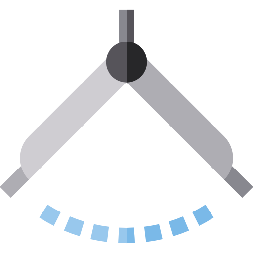 brújula Basic Straight Flat icono