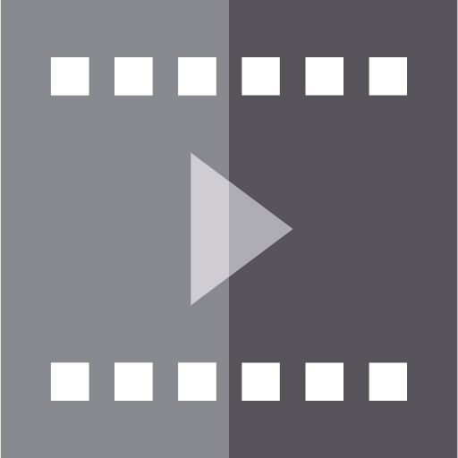 odtwarzacz filmów Basic Straight Flat ikona
