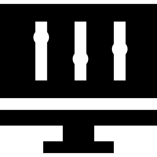 configuraciones Basic Straight Filled icono