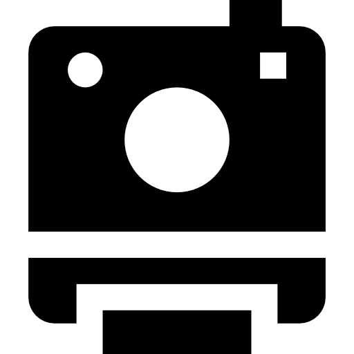 cámara Basic Straight Filled icono