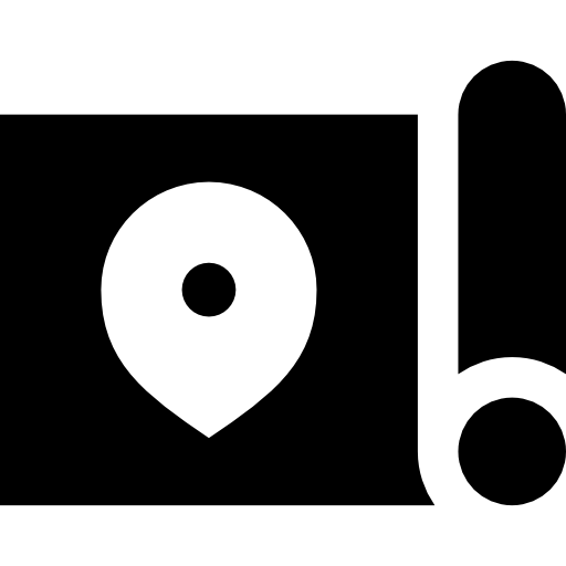 Location Basic Straight Filled icon