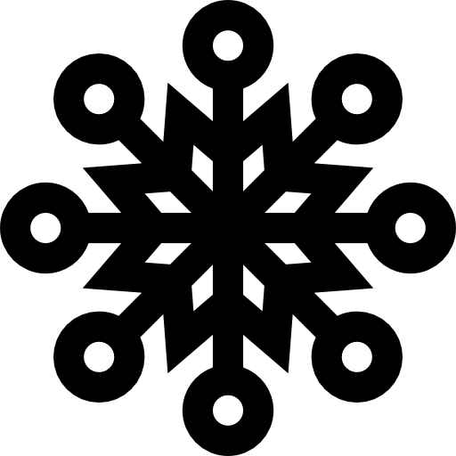copo de nieve Basic Straight Lineal icono