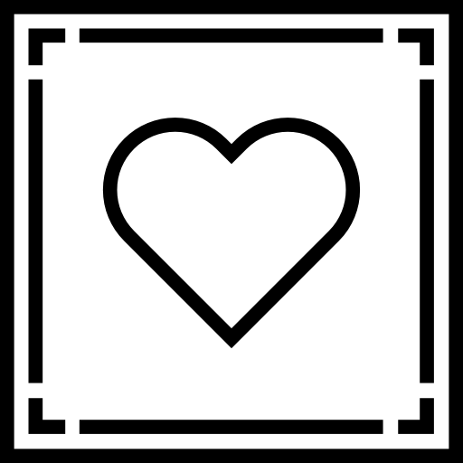 Сердце Detailed Straight Lineal иконка