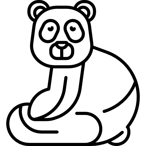 パンダ Special Lineal icon