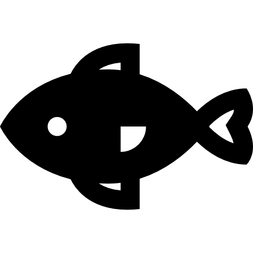 pescado Basic Straight Filled icono