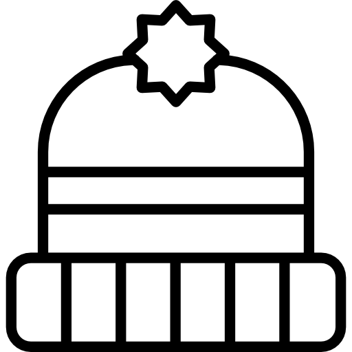겨울 모자 Special Lineal icon