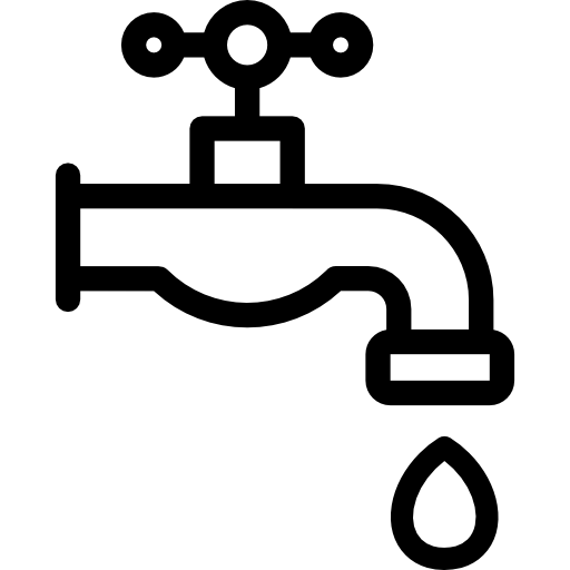Faucet Detailed Rounded Lineal icon