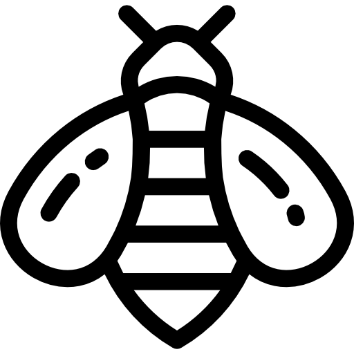蜂 Detailed Rounded Lineal icon