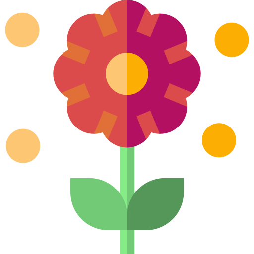 pyłek kwiatowy Basic Straight Flat ikona