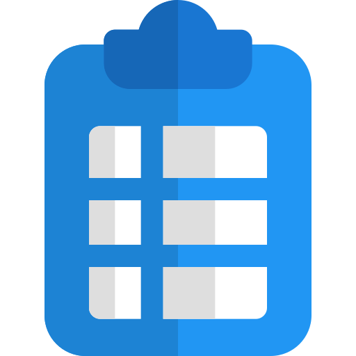 tabelle Pixel Perfect Flat icon