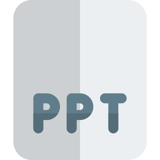 ppt Pixel Perfect Flat icon