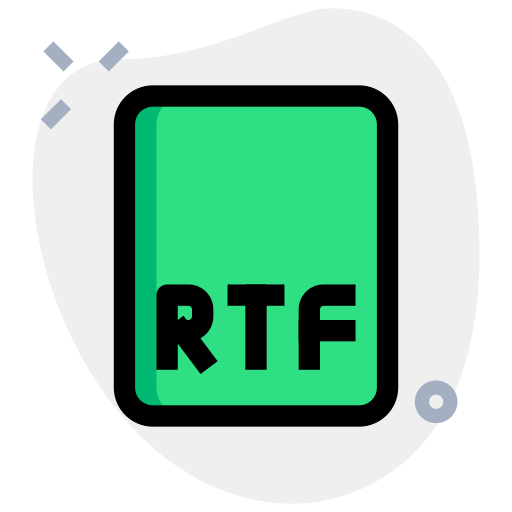 rtf 파일 Generic Rounded Shapes icon