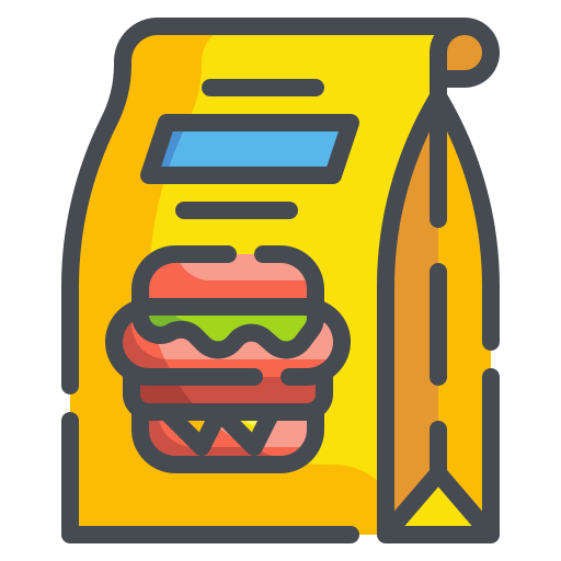 pacchetto alimentare Wanicon Lineal Color icona