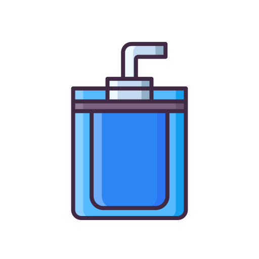 butelka mydła Flaticons Lineal Color ikona