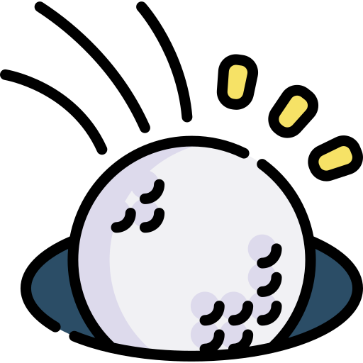 pelota de golf Special Lineal color icono